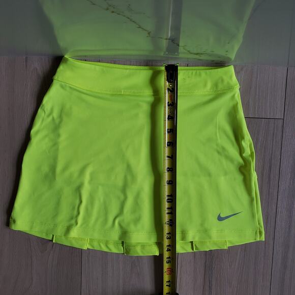 Nike Golf Skirt Womens XS Neon Dri FIT Pleated Short Fairway Drive Slip Summer - Picture 5 of 8